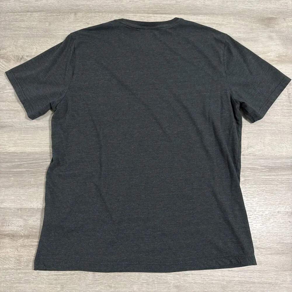 Banana Republic Shirt Men's Charcoal Gray Premium Wash Tee 2XLT Cotton Blend